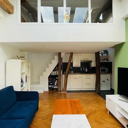 Appartement Bright Duplex On The Floor - Close To Opera *